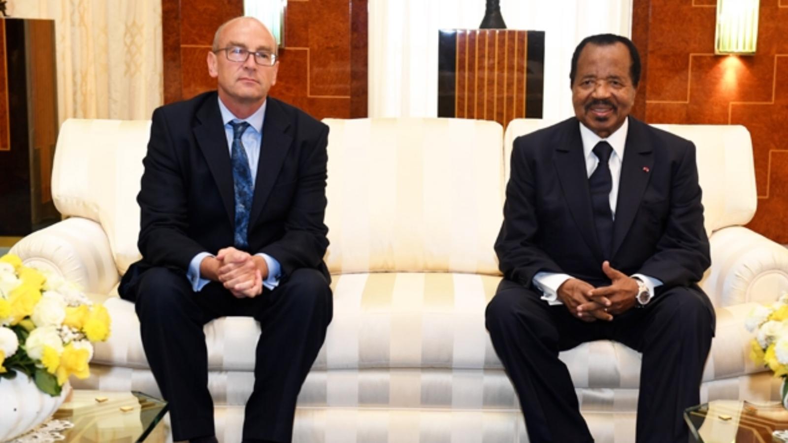 British High Commissioner to Cameroon - With HE President Paul Biya