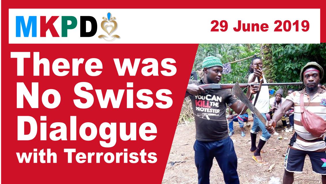 There was no Swiss Dialogue with Amba Terrorists