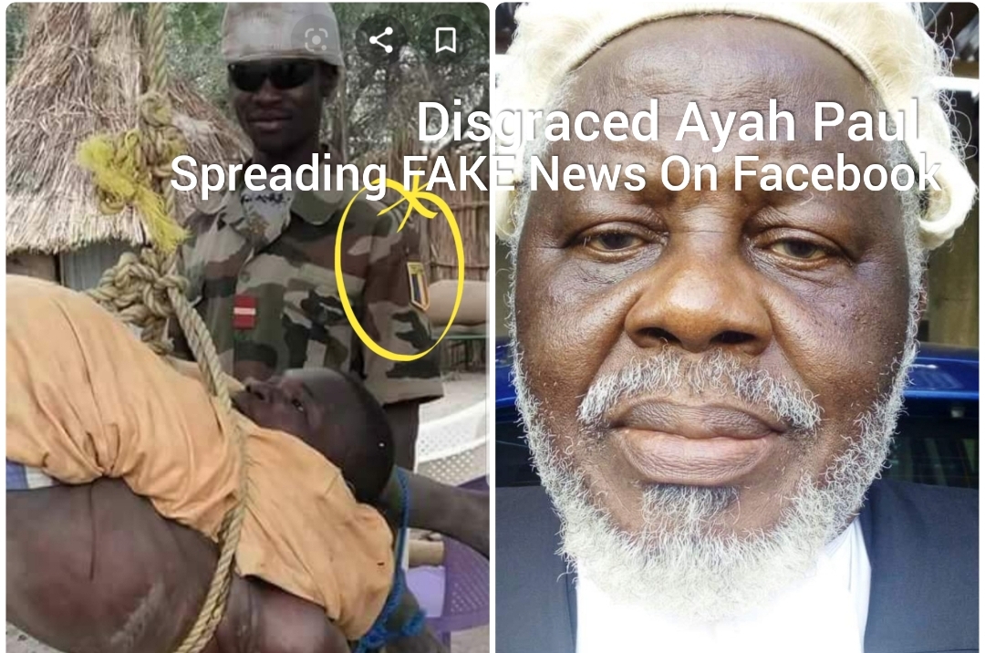 Disgraced Ayah Paul Abine is spreading Fake news on Facebook