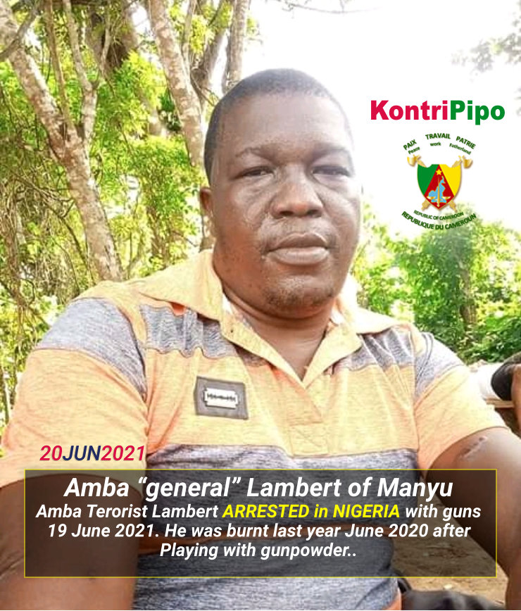 Amba Gen Lambert Arrested in Nigeria with firearms in Nigeria