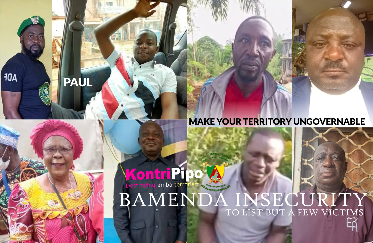 Bamenda Insecurity - To list but a few victims