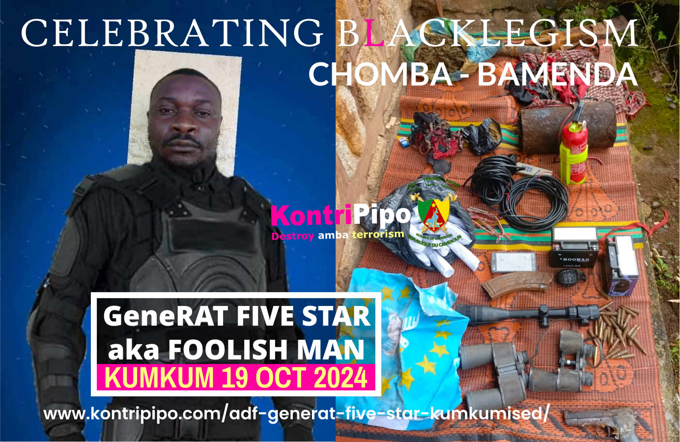 GeneRAT Foolishman Five Star of Chomba kumkumised 19 Oct 2024