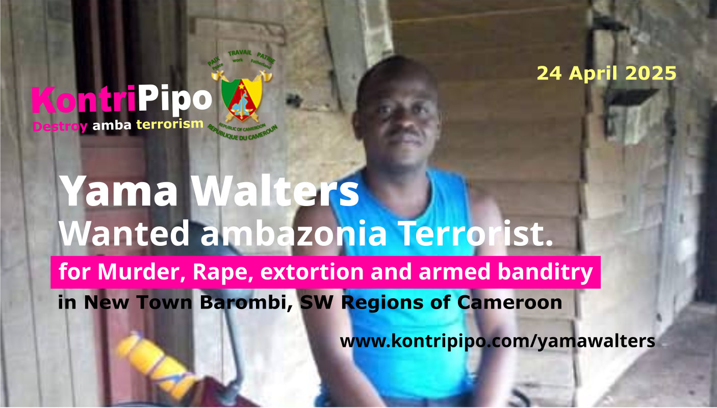 Yama Walters Wanted terrorist New Town Barombi
